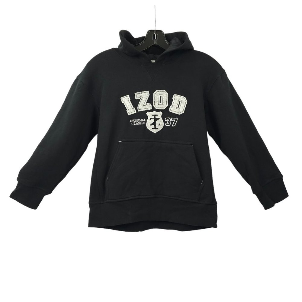 Izod Jeans Pullover Hoodie Stitched Logo Original 37 Boys S/8 Long Sleeve NEW